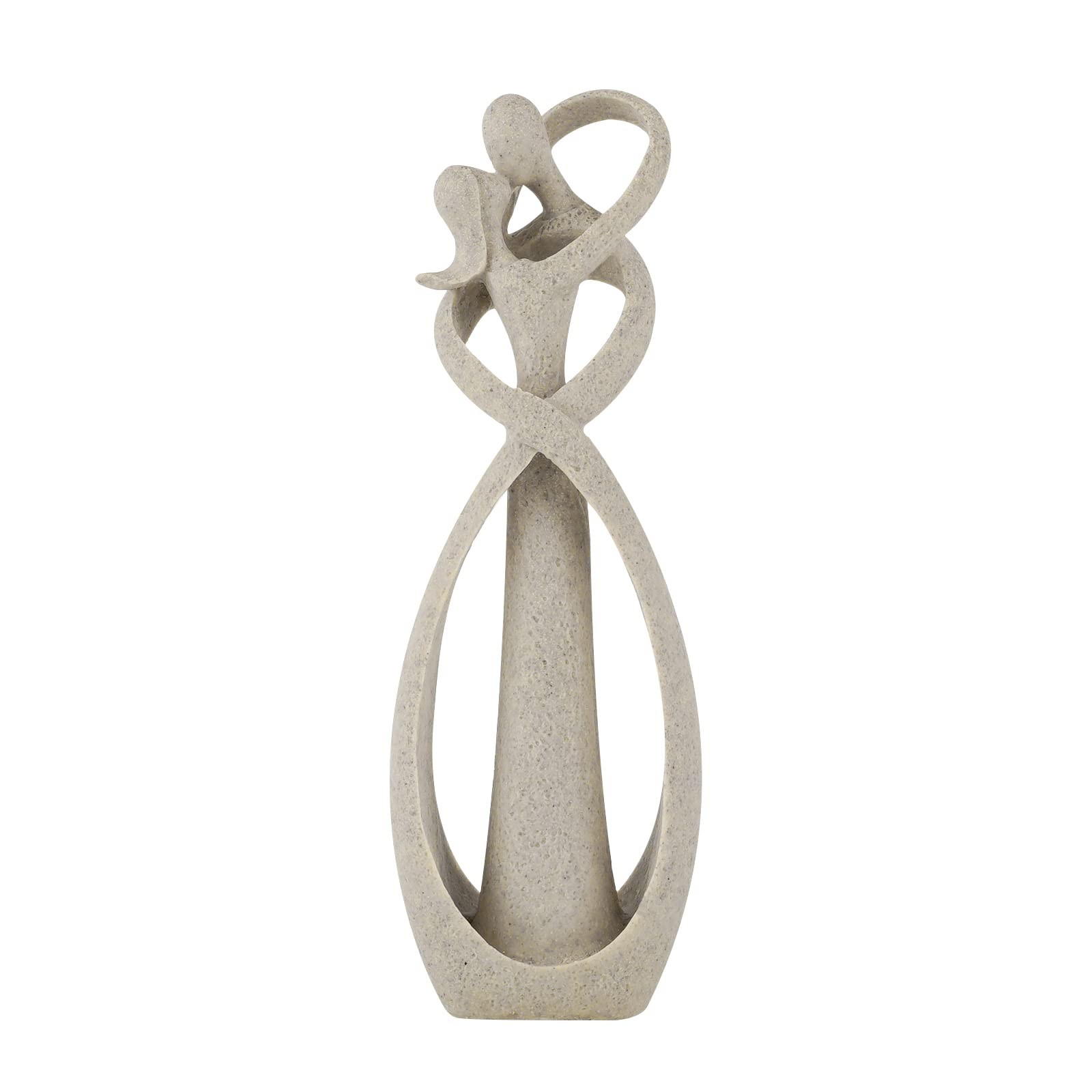 Trycooling Kissing Lovers Statue Abstract Sculpture Resin Statues for Home Decor