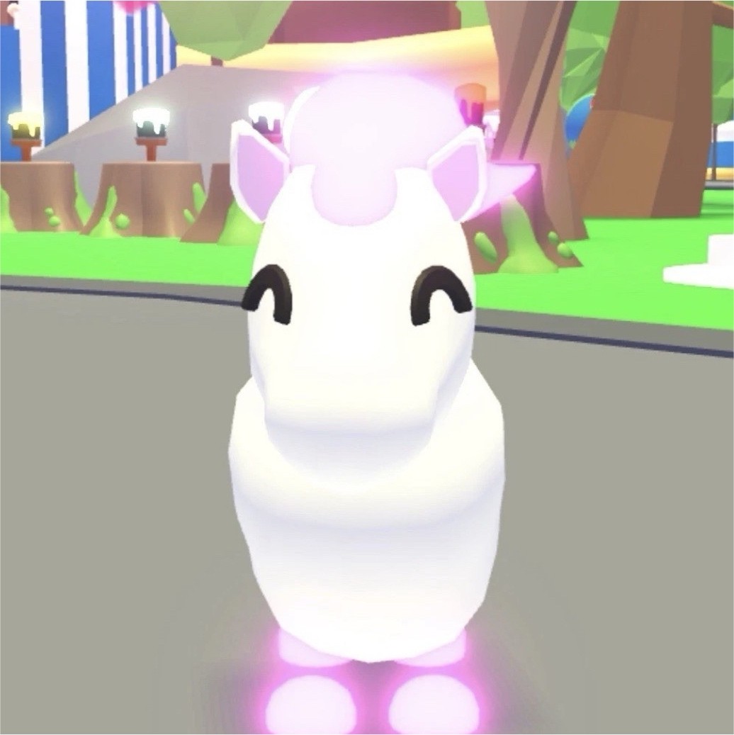 Adopt Me! Neon, Ride Unicorn Virtual Pet Collectible In-Game Item/Asset