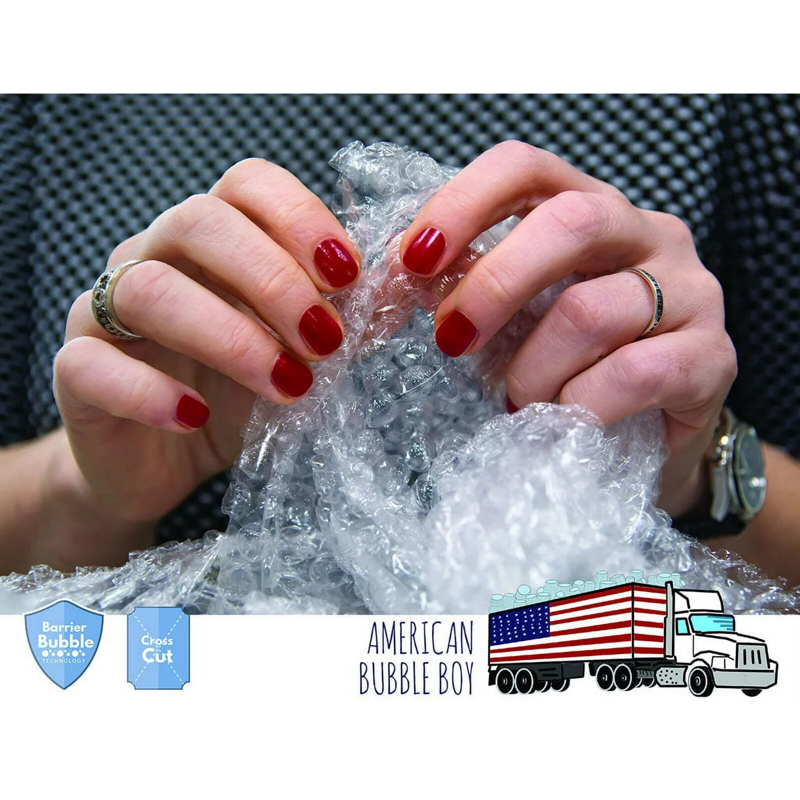 Official Sealed Air Bubble Wrap - American Bubble Boy 100' Medium 5/16"