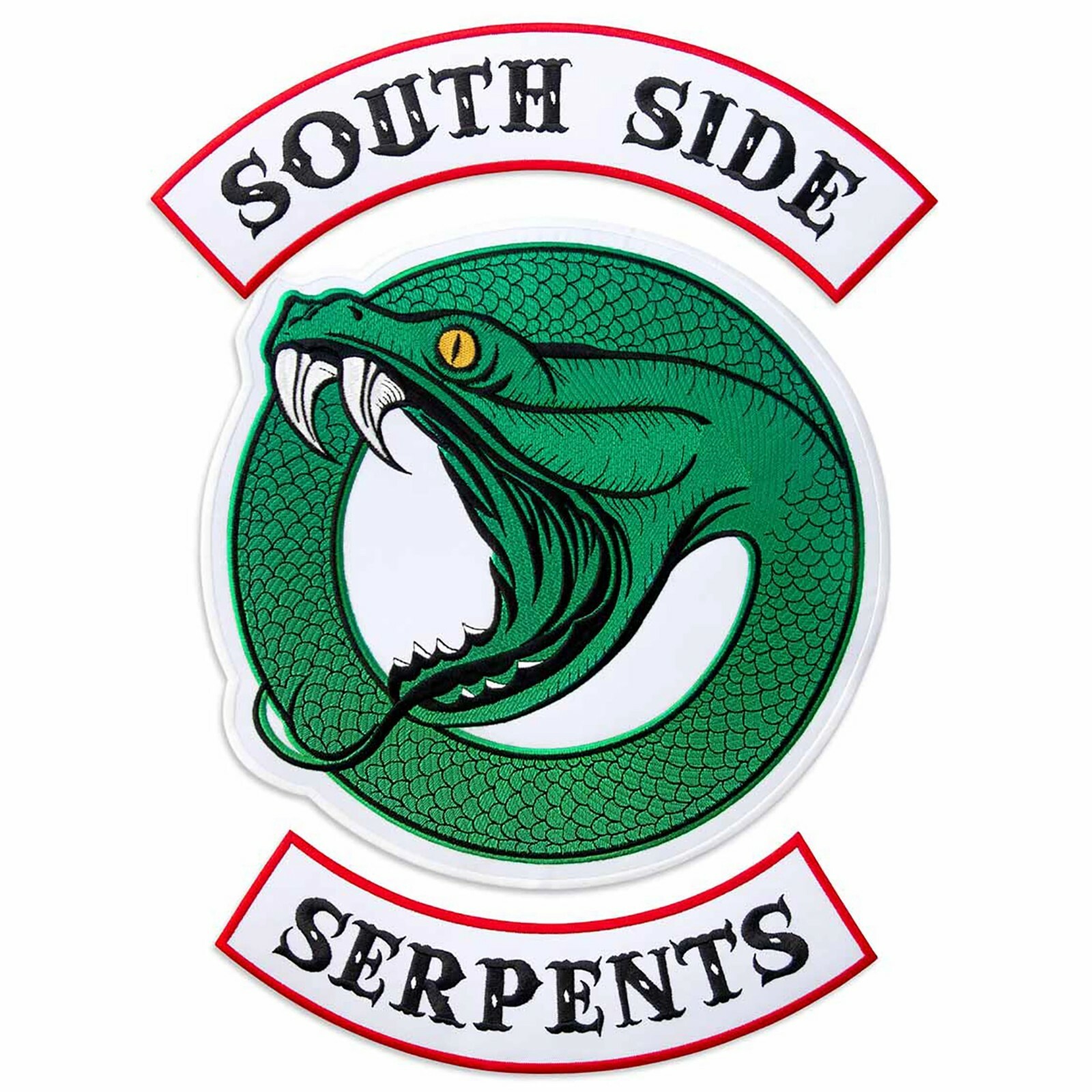 Riverside South Side Serpents 3 Piece Embroidered Jacket Patch -new