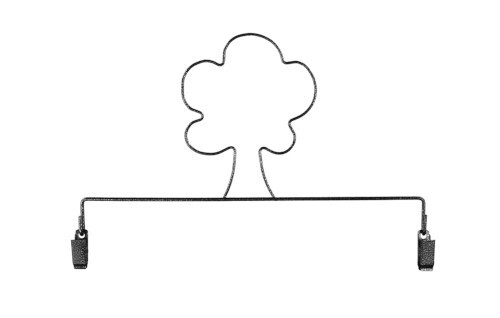 Classic Motifs 8 Inch Shade Tree Craft Hanger With Holding Clips