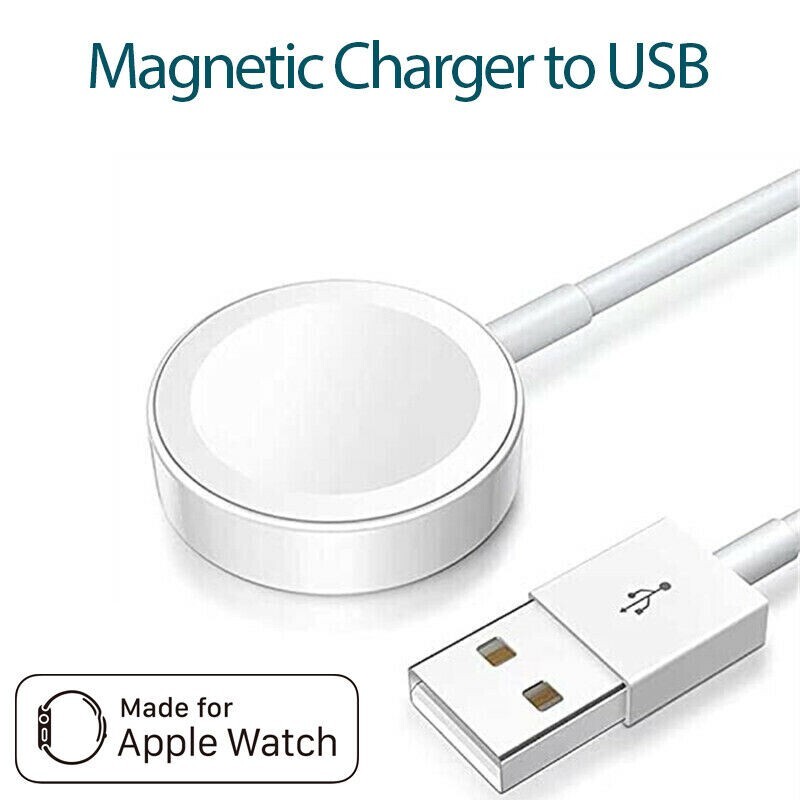 cargador de cable de carga USB magnético para Apple iWatch Series 1/2/3/4/5/6/7
