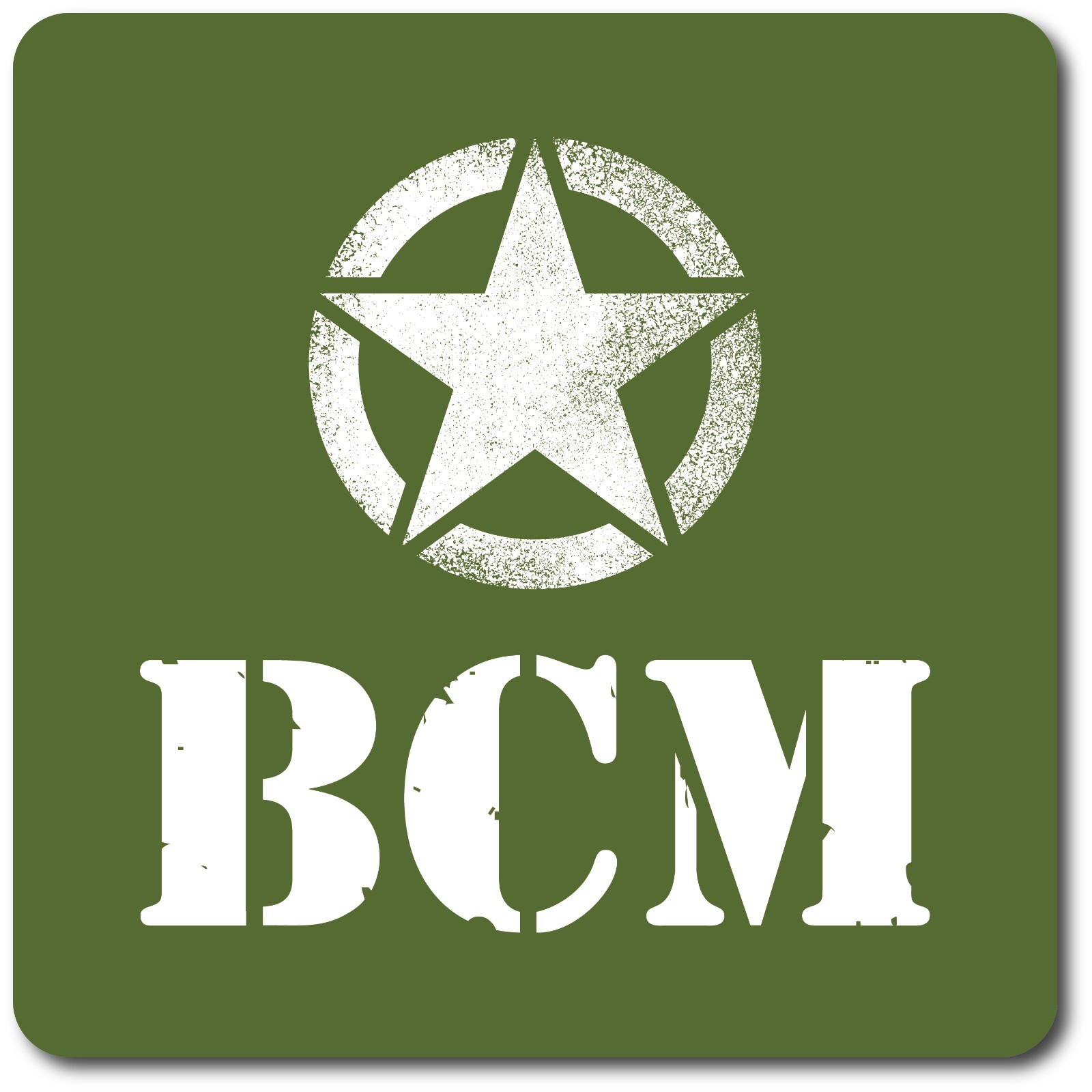 BCM BRAVO COMPANY MANUFACTURING 18in x 18in ALUMINUM SIGN GUN ROOM MAN CAVE