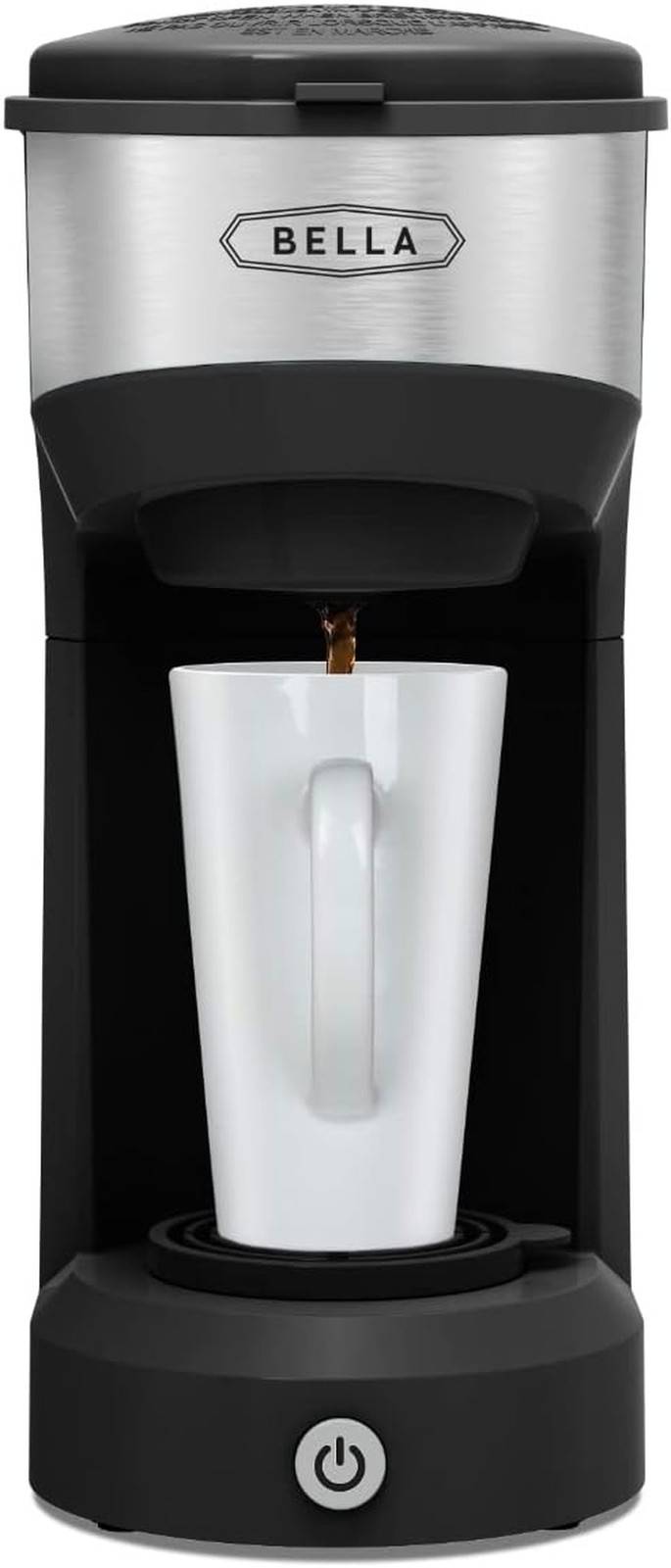 Dual Brew Single Serve Coffee Maker, Brews Both Kcup and Ground Coffee, Large 14