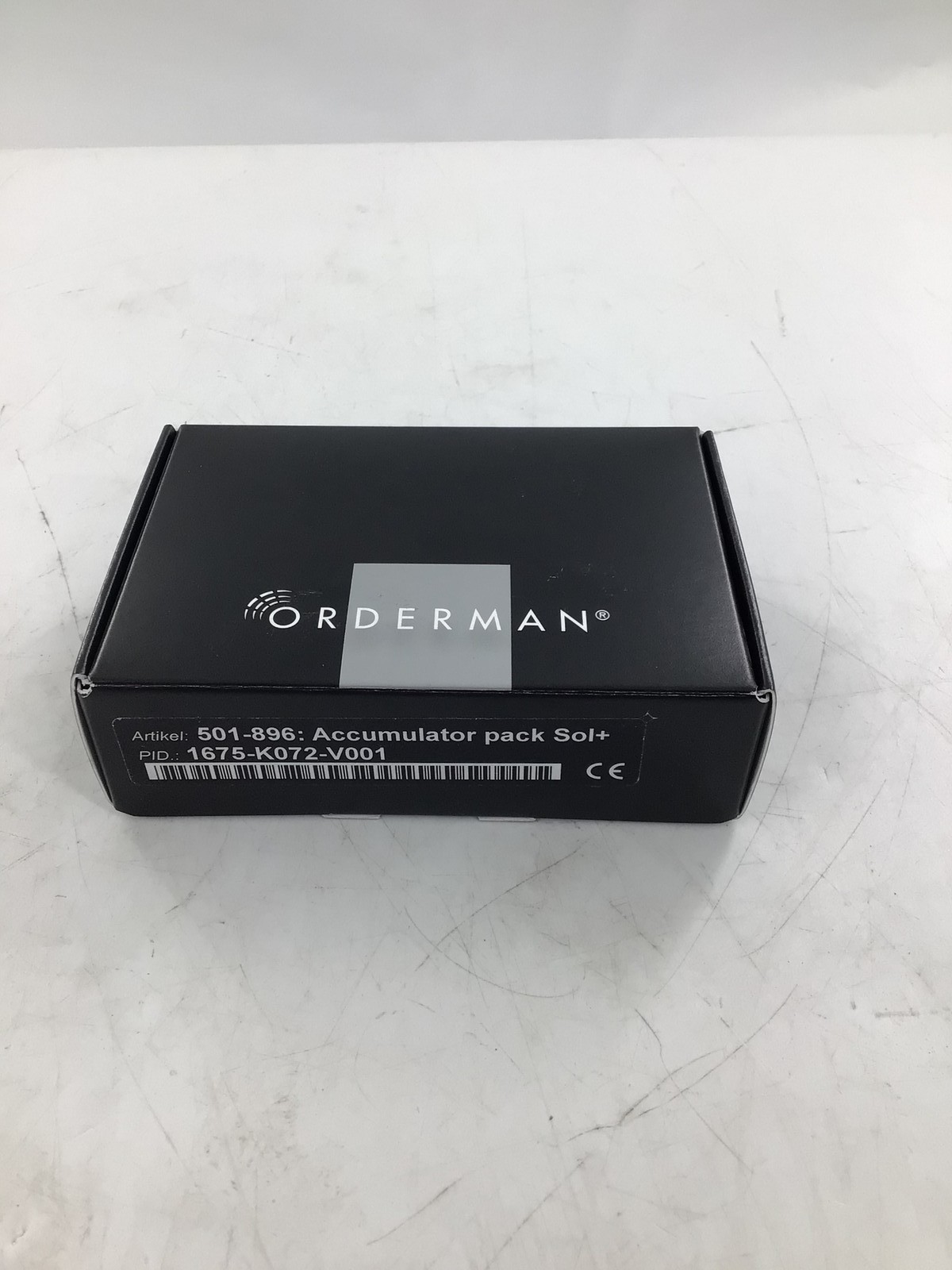 ORDERMAN 501-896: ACCUMULATOR PACK SOL