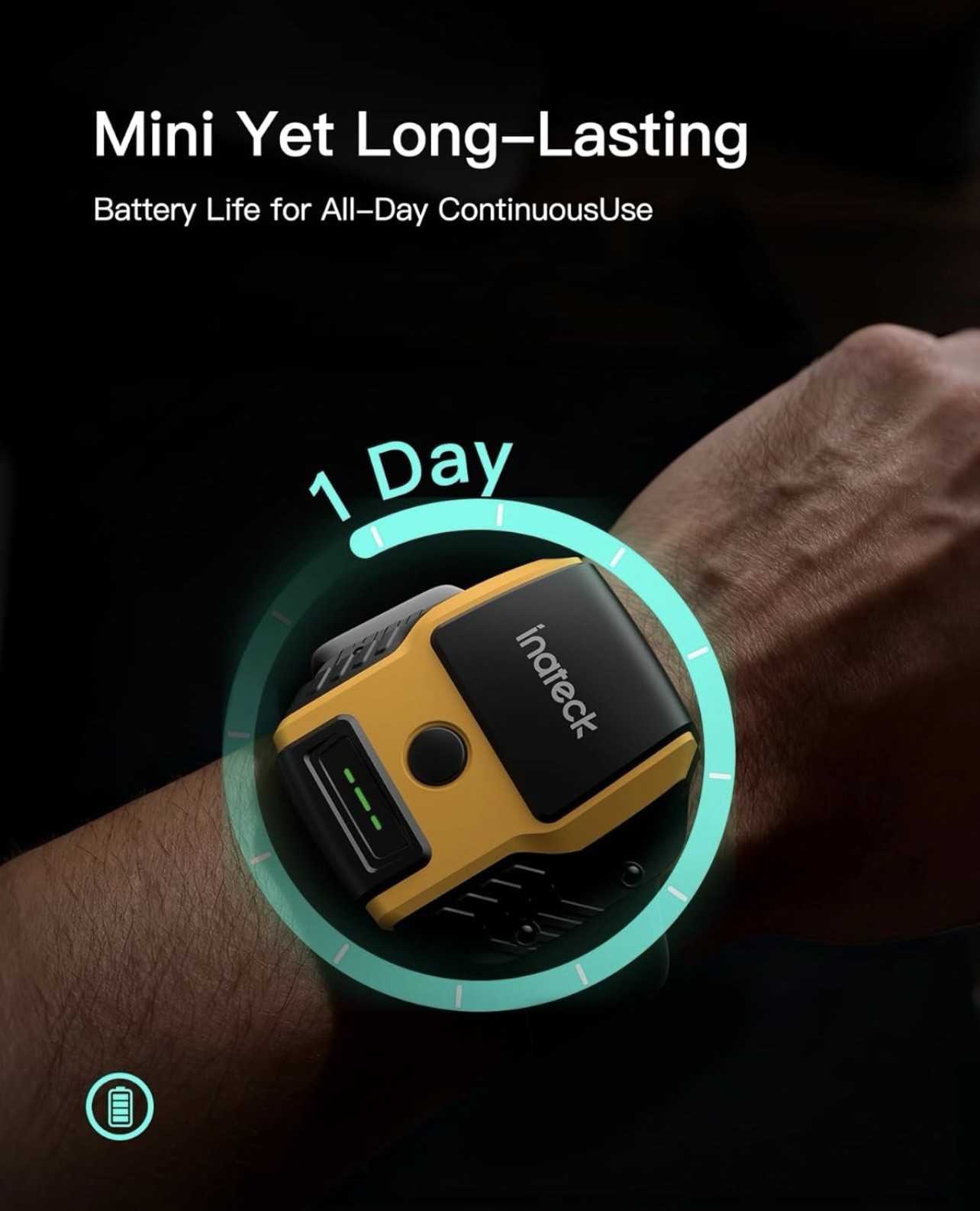 Wearable Hands Free Barcode Scanner Watch 2D QR Reader Wireless Bluetooth