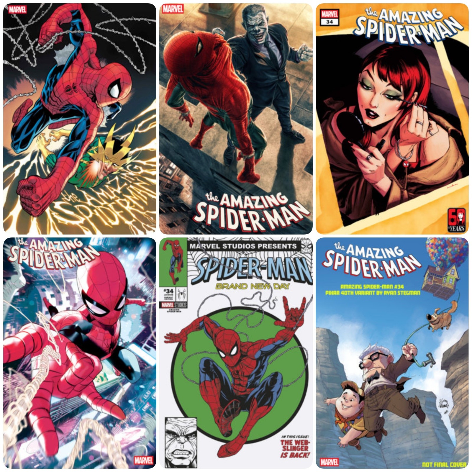 AMAZING SPIDER-MAN #34 **COVER SELECT** [1:25] PRE-SALE 08/05