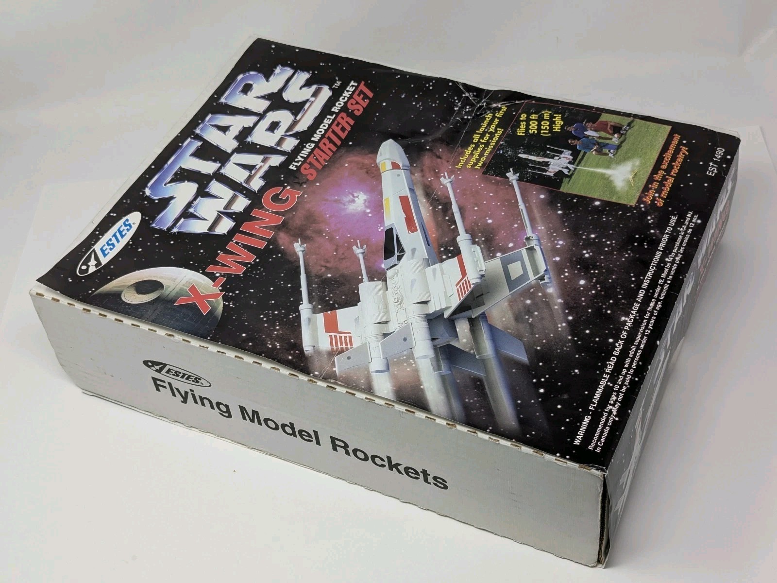 Star Wars X-Wing, Flying Model Rocket  - Estes, Vintage 1996, No Engines