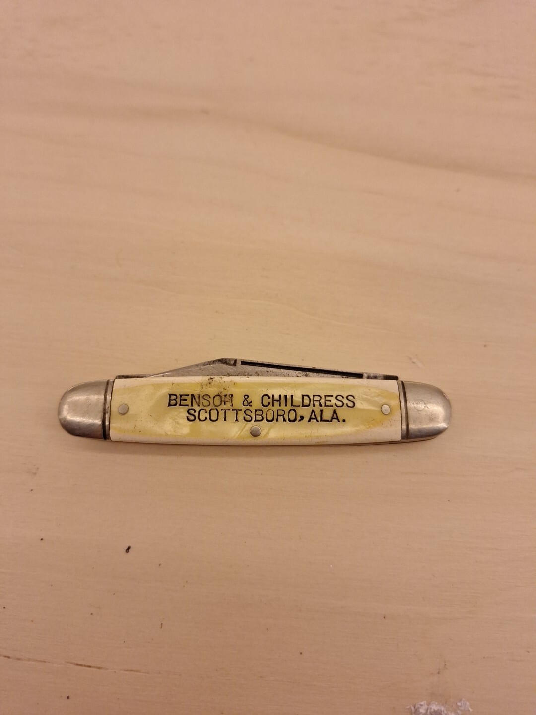 Bensoh And Childress Scottsboro, Ala Pocket Knife