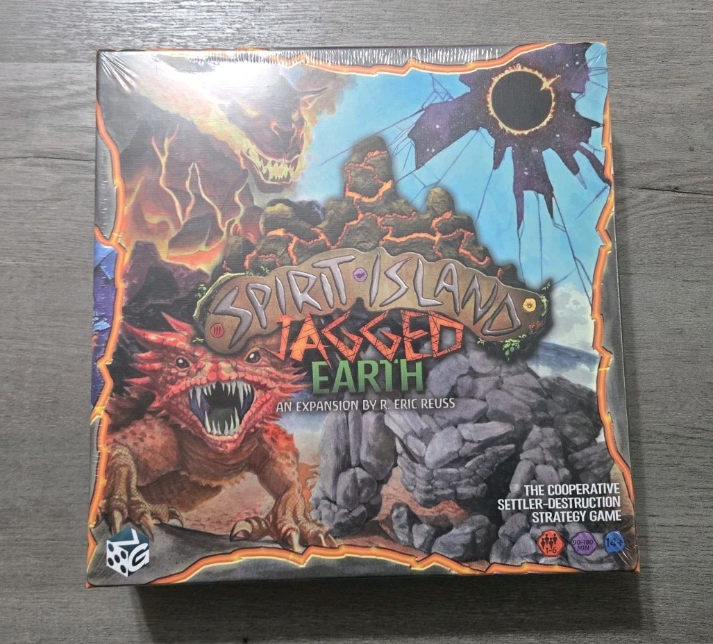 Spirit Island- Jagged Earth Expansion By R. Eric Reuss, Brand New And Sealed