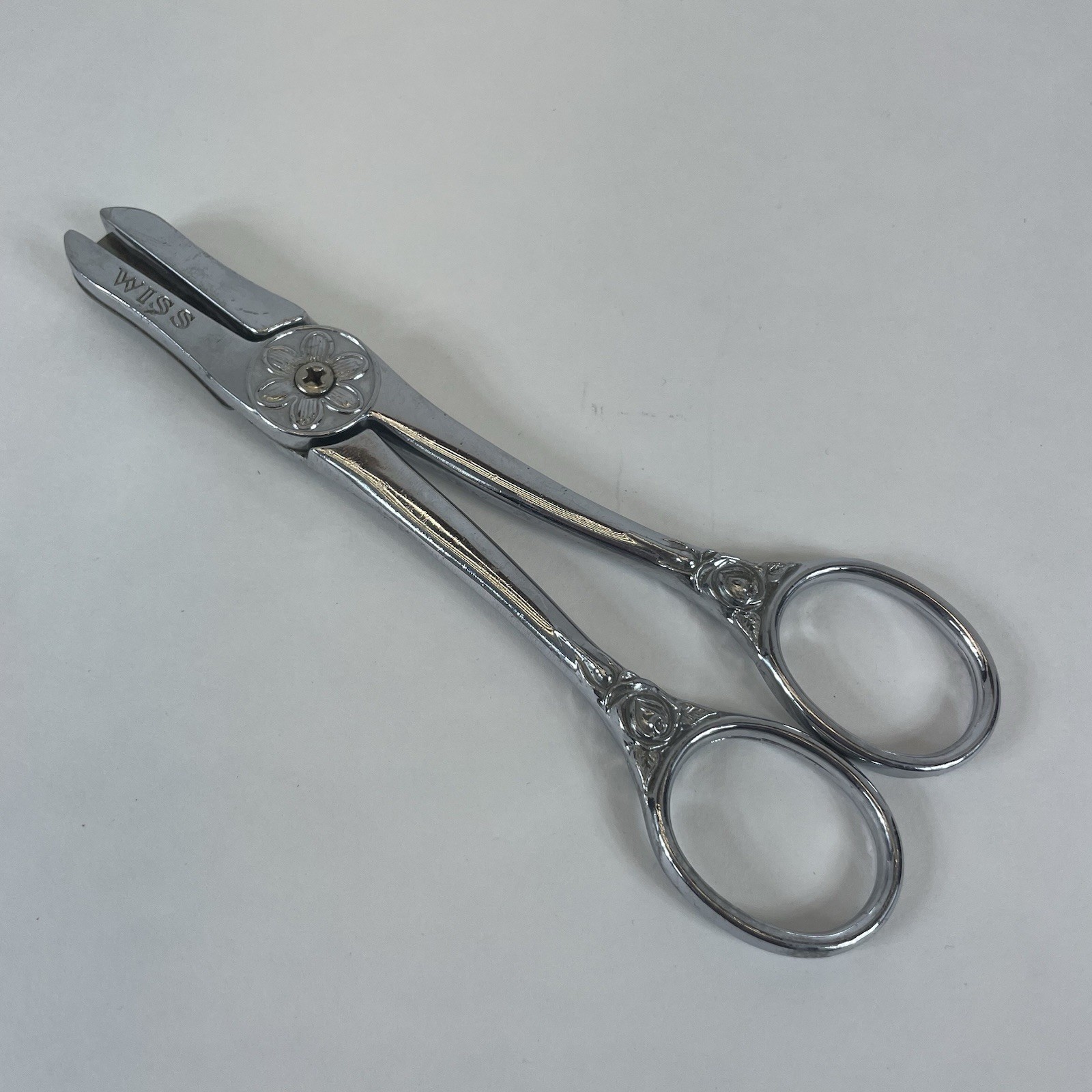 Vintage Wiss FH4 Gardening Flower Shears Stem Cutter 6.5" Made in Newark USA