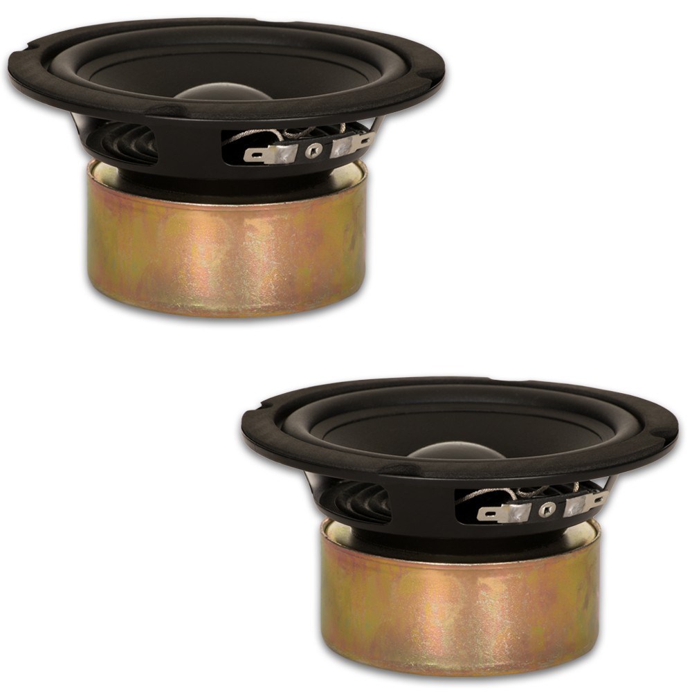 2 Goldwood Sound GW-5028/S Shielded 5.25" Woofers 130 Watt each 8ohm Speakers