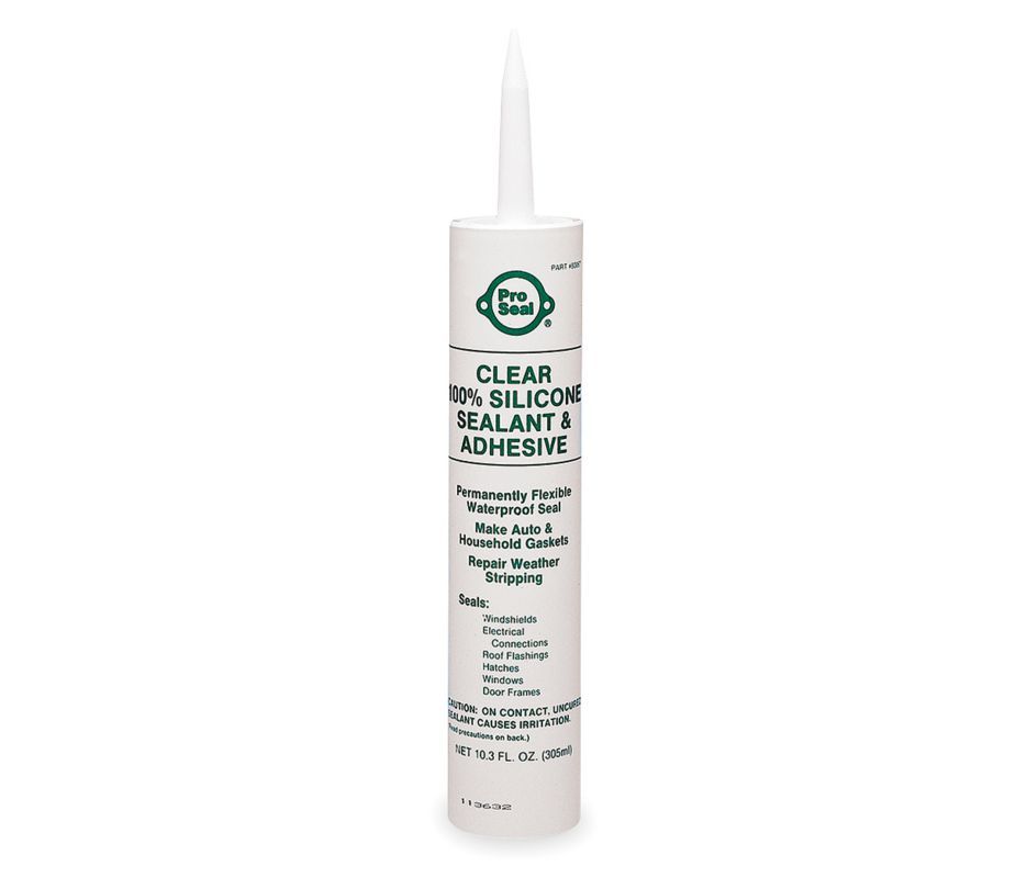 PRO SEAL Clear RTV Silicone Adhesive Sealant 80067 11.1 OUNCES USA Made Proseal
