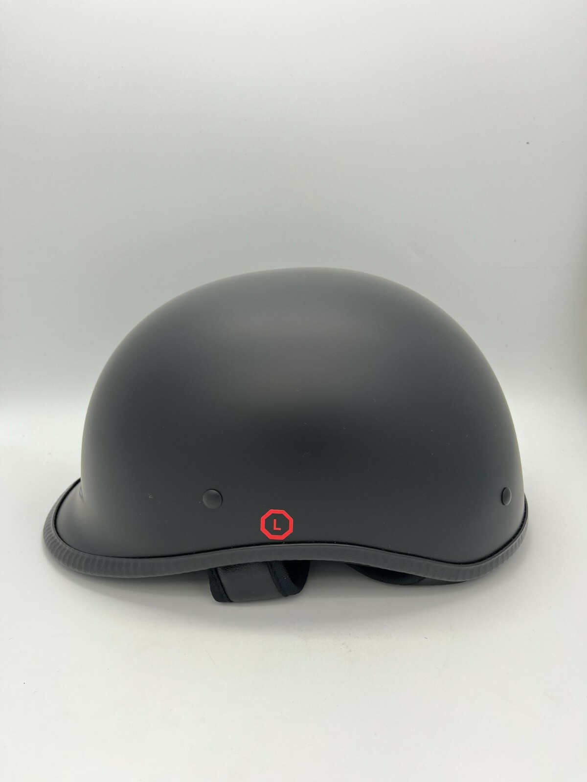 Helmet City HCI 105 Half Helmet Polo Matte Black Large Open Box