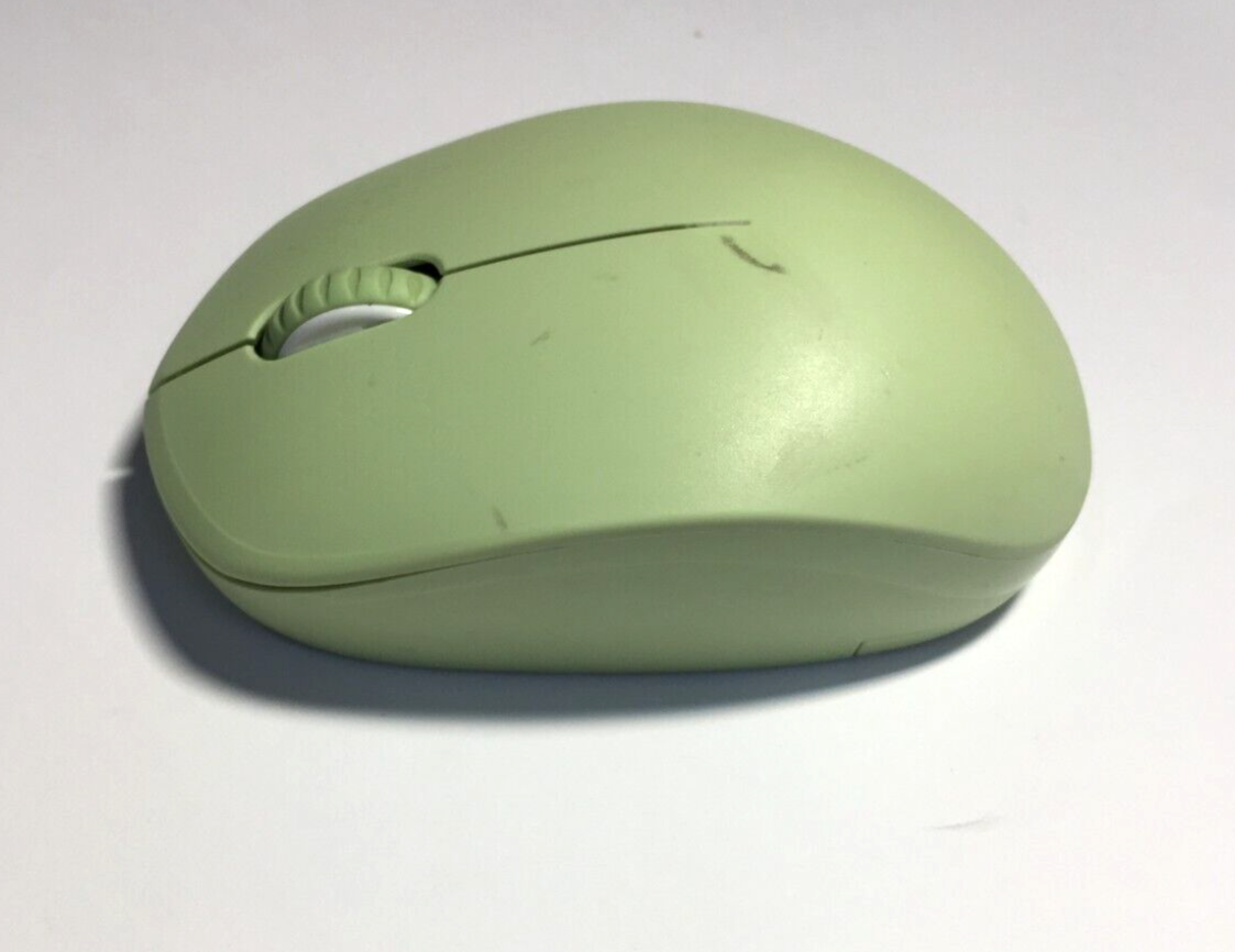 Seenda Noiseless Wireless Mouse with USB Receiver PC Laptop - Mint Green