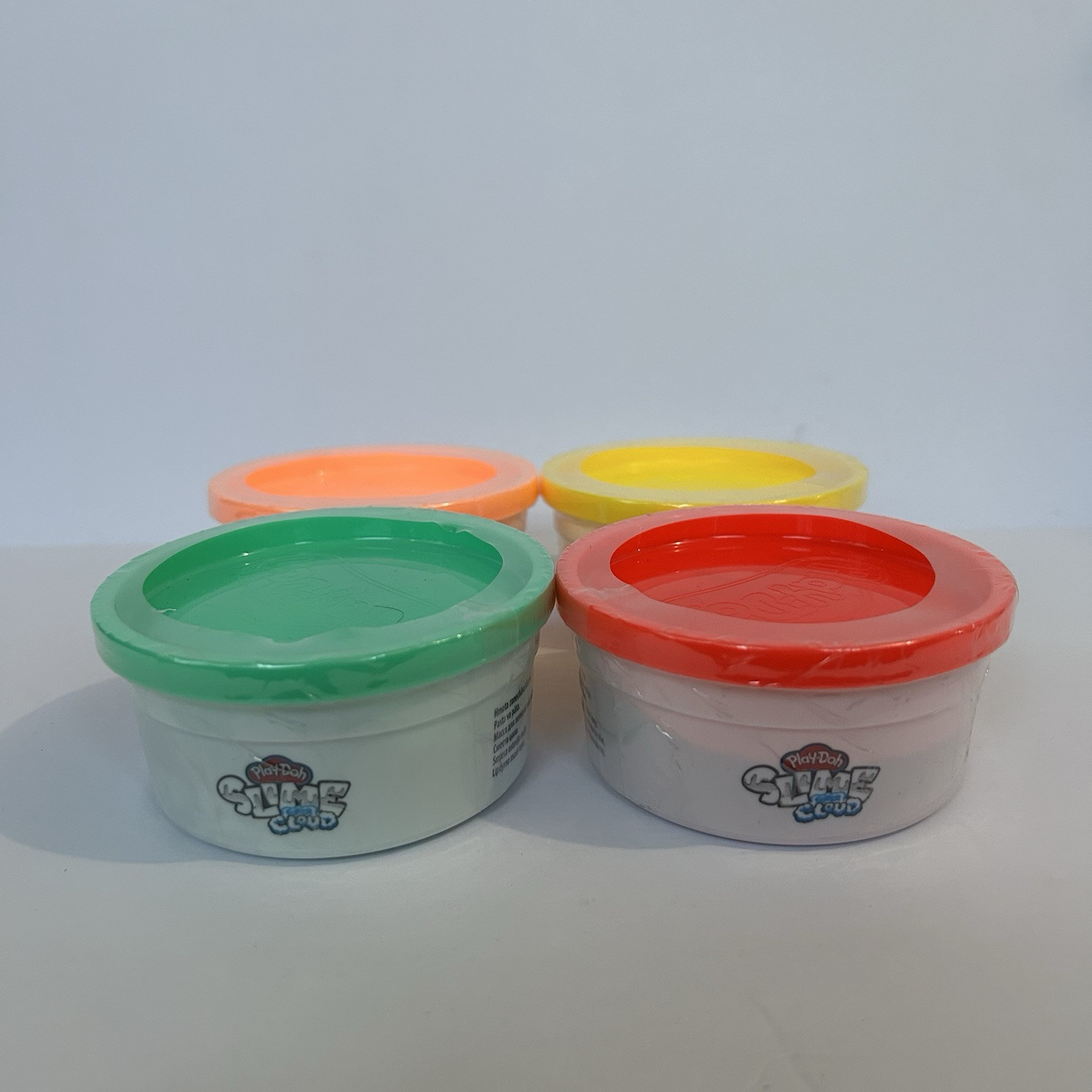 Play-Doh Slime Super Cloud - Lot Of 4 Different Colors - 4oz Containers Sealed