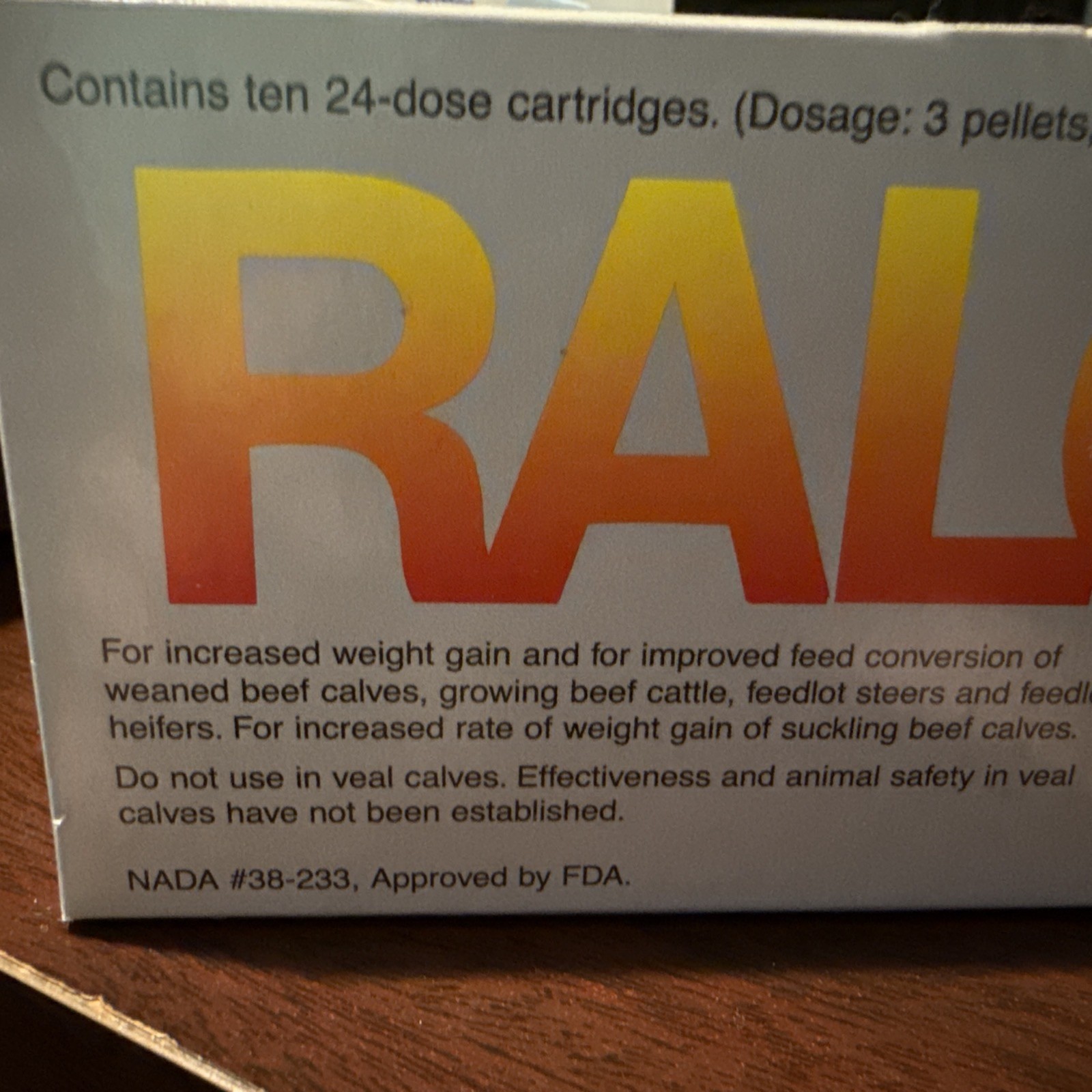 Merck Ralgro Implants for Calves Weight Gain Full Box