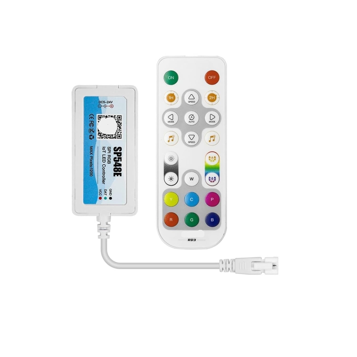 SP548E SPI Bule Tooth WiFi Led Controller DC5-12V Led Pixel Controller for RGBIC