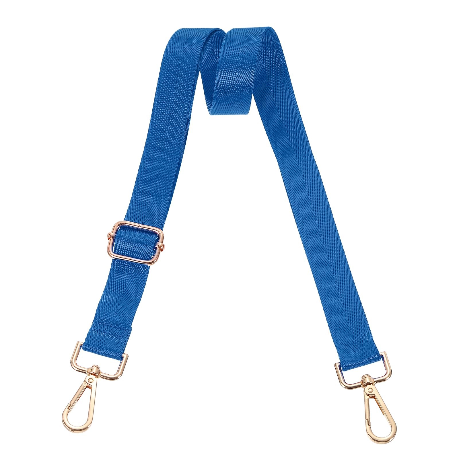 uxcell Wide Shoulder Strap, 2.5cm Adjustable Purse Strap / 0.98", Blue