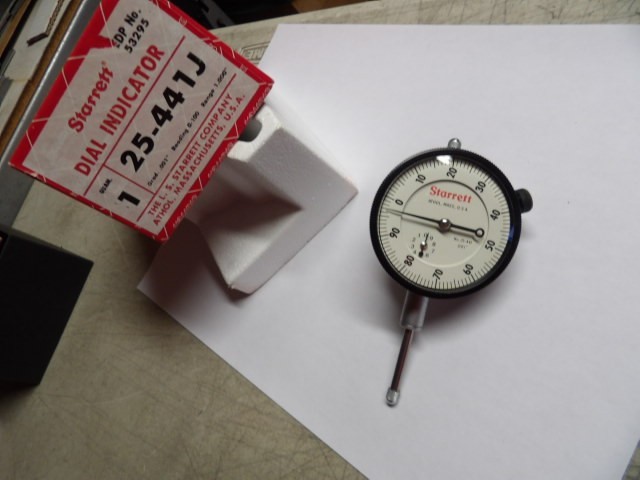 STARRETT #25-441J Dial Indicator - .001" Graduation 1" Range  Slightly used