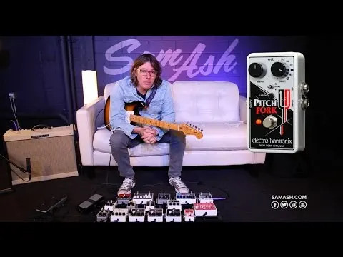 Electro-Harmonix Pitch Fork Polyphonic Pitch Shifter Guitar Effect Pedal