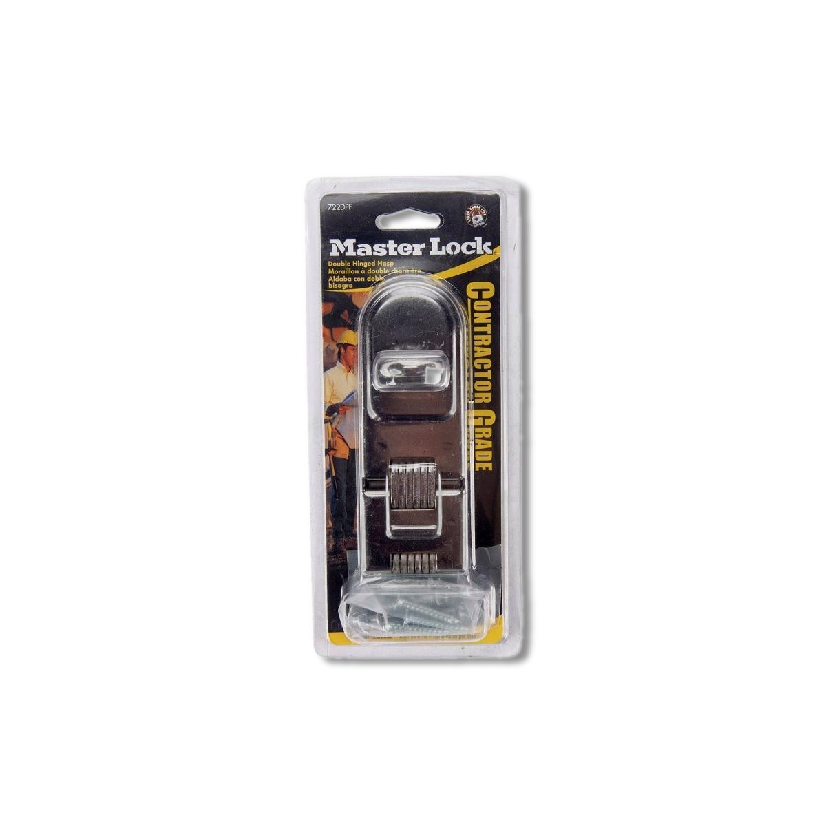 Master Lock Zinc-Plated Hardened Steel 7-3/4 in Double Hinge 722DPF