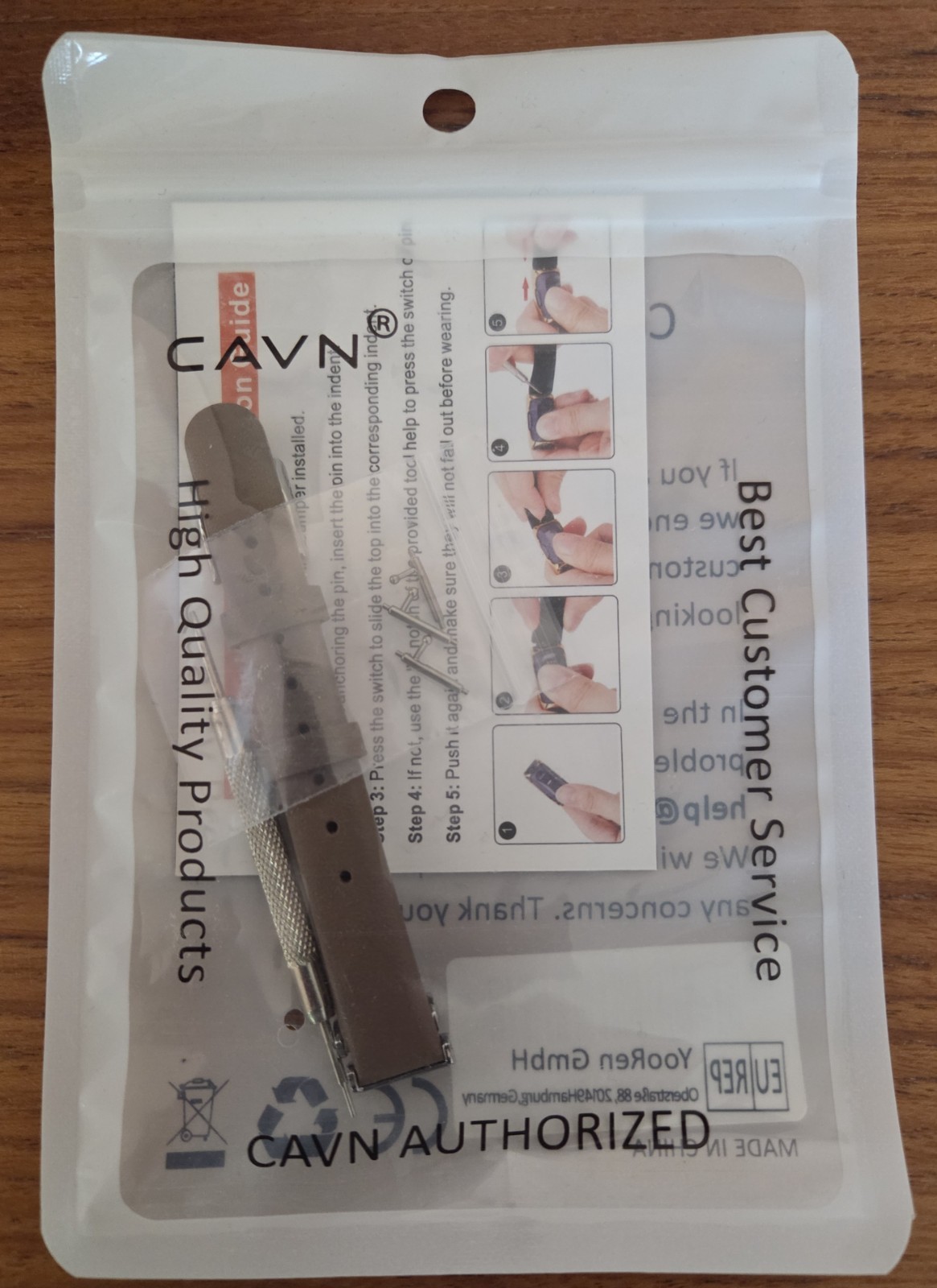 CAVN Fitbit Inspire Replacement Band - Tan -  Small  – New (Unopened)