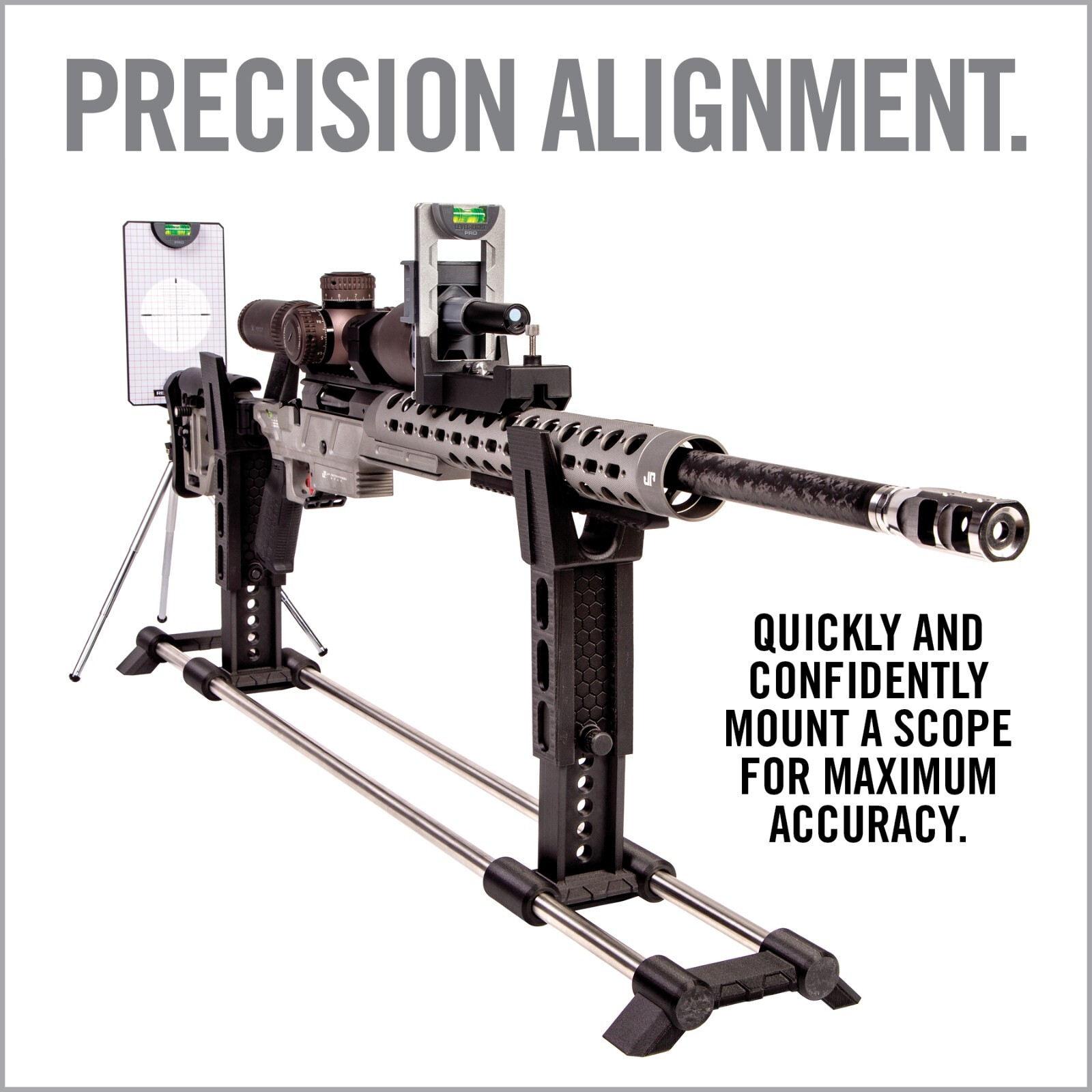 Real Avid Scope Leveling Kit & Precision Scope Level System (AVLVLRSTCOMBO)