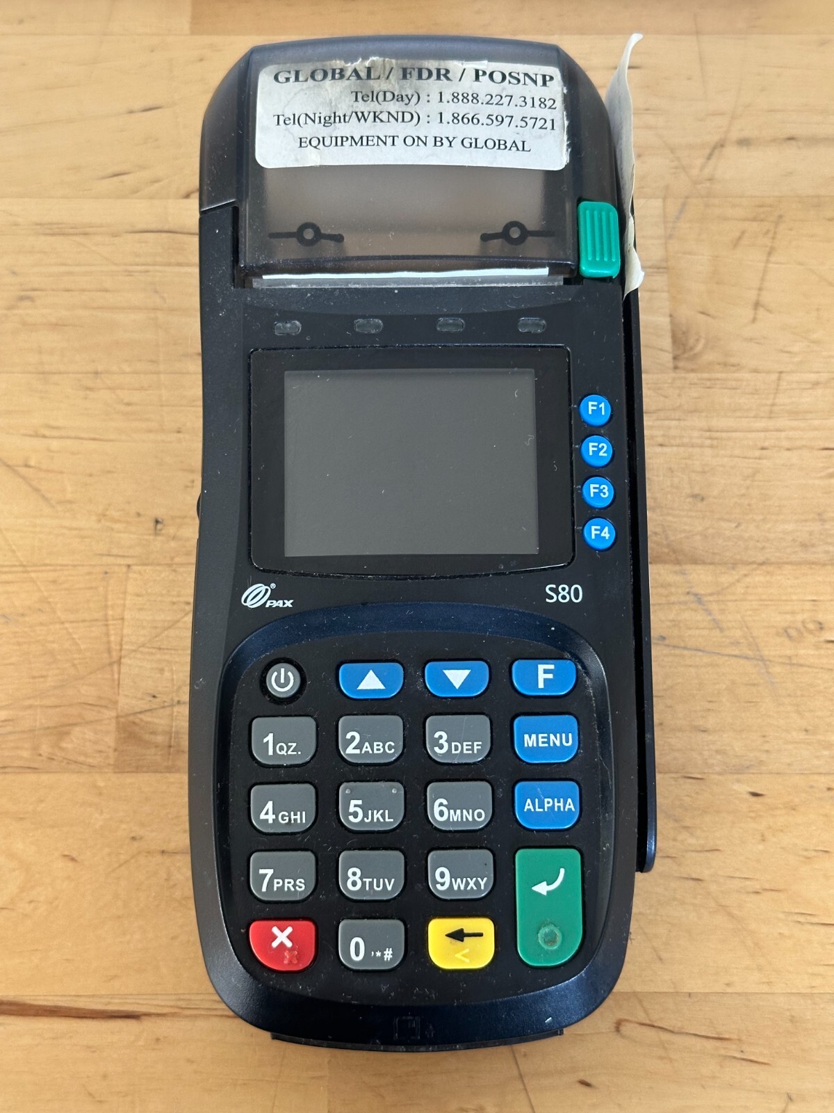 Pax S80 Credit Card Machine Terminal *Untested for Parts*