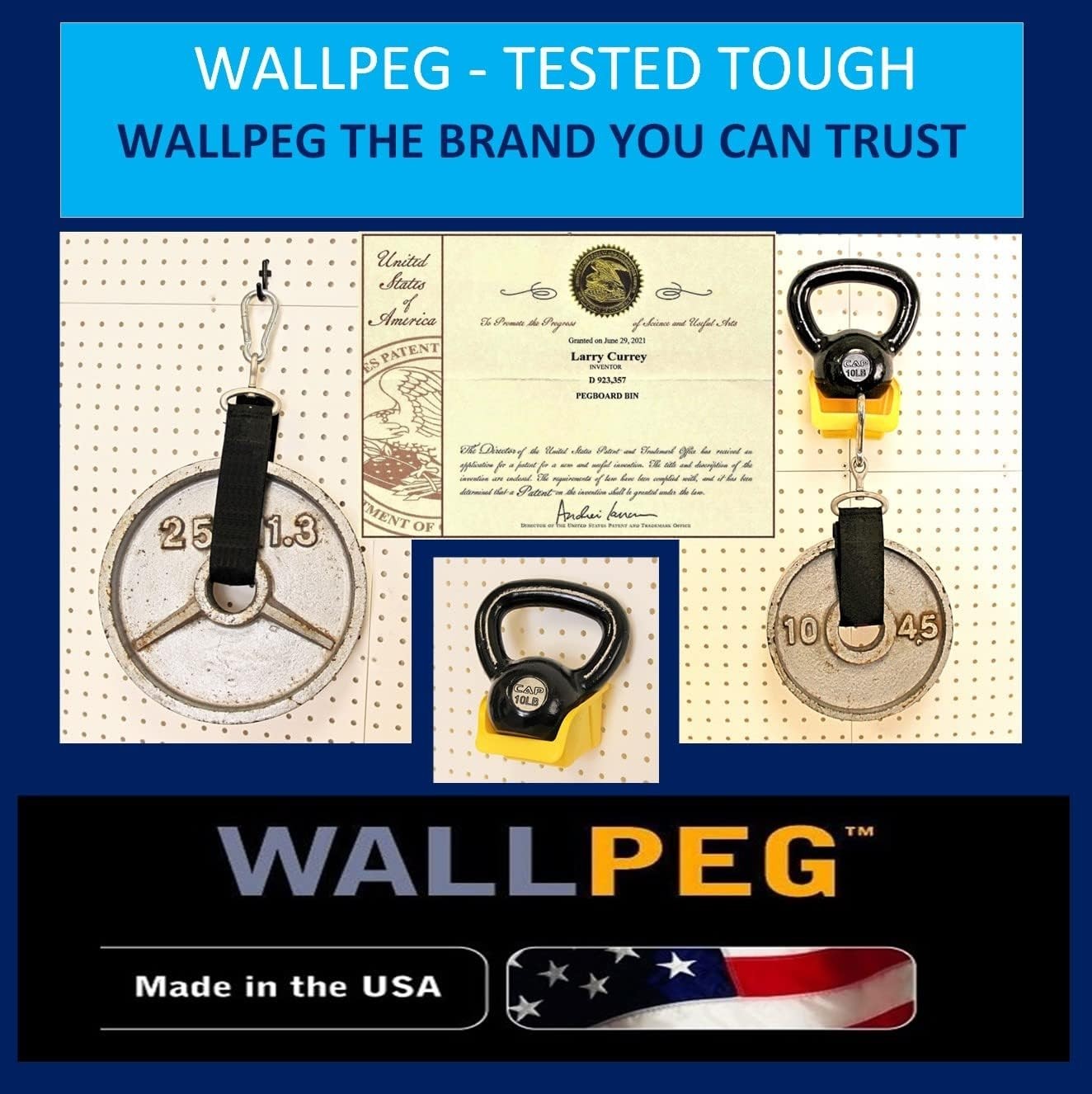 Maximize Space with 100 Black Peg Hooks - Durable, Easy Snap-In Installation