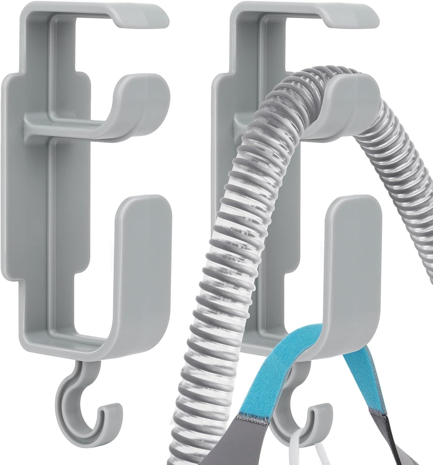 2 Pack CPAP Hose Holder for Bed, CPAP Hose Hanger for Tube & Mask with Anti-Unho
