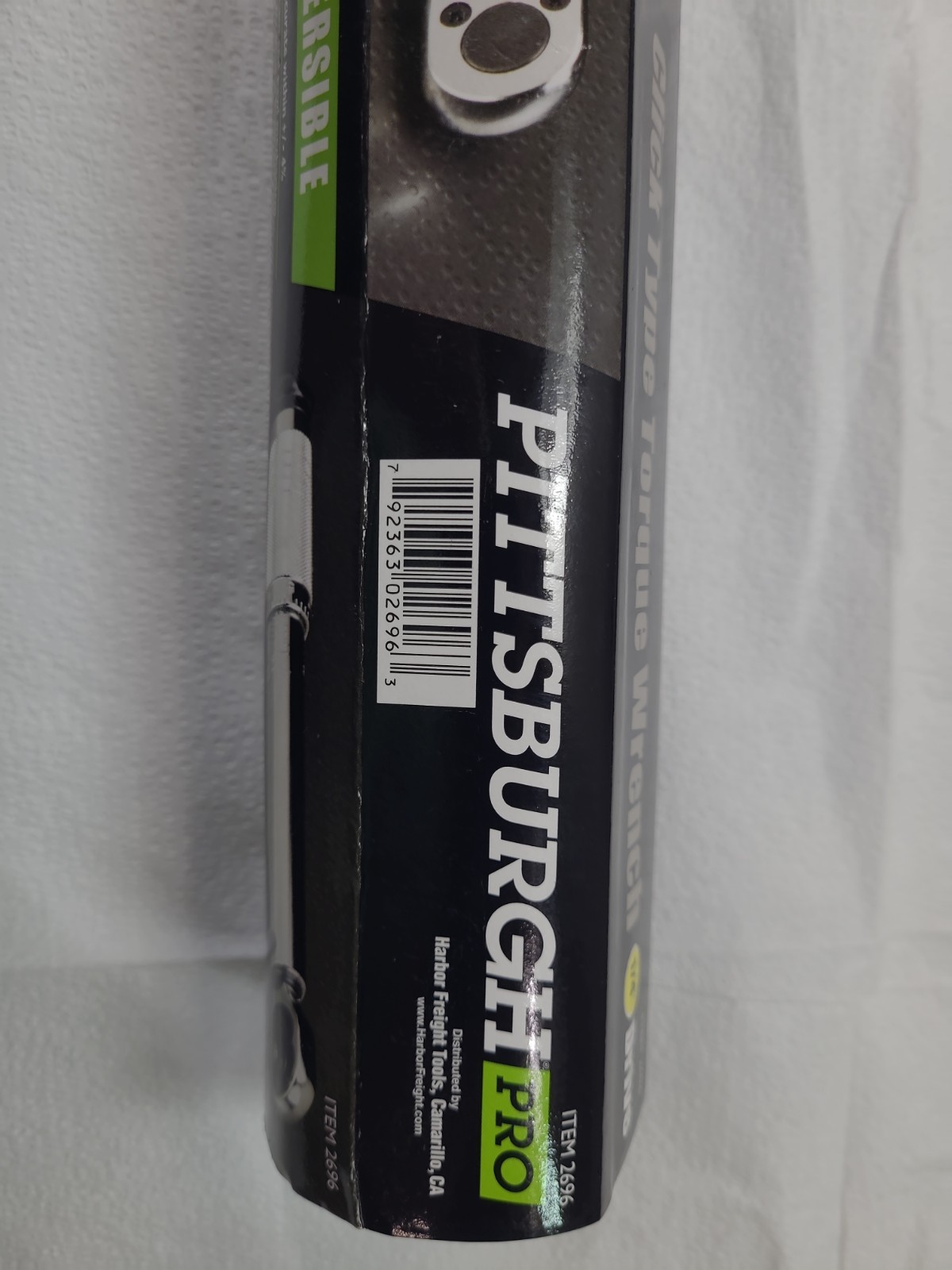 Pittsburgh Pro 2696 Click Type Torque Wrench- 1/4" Drive