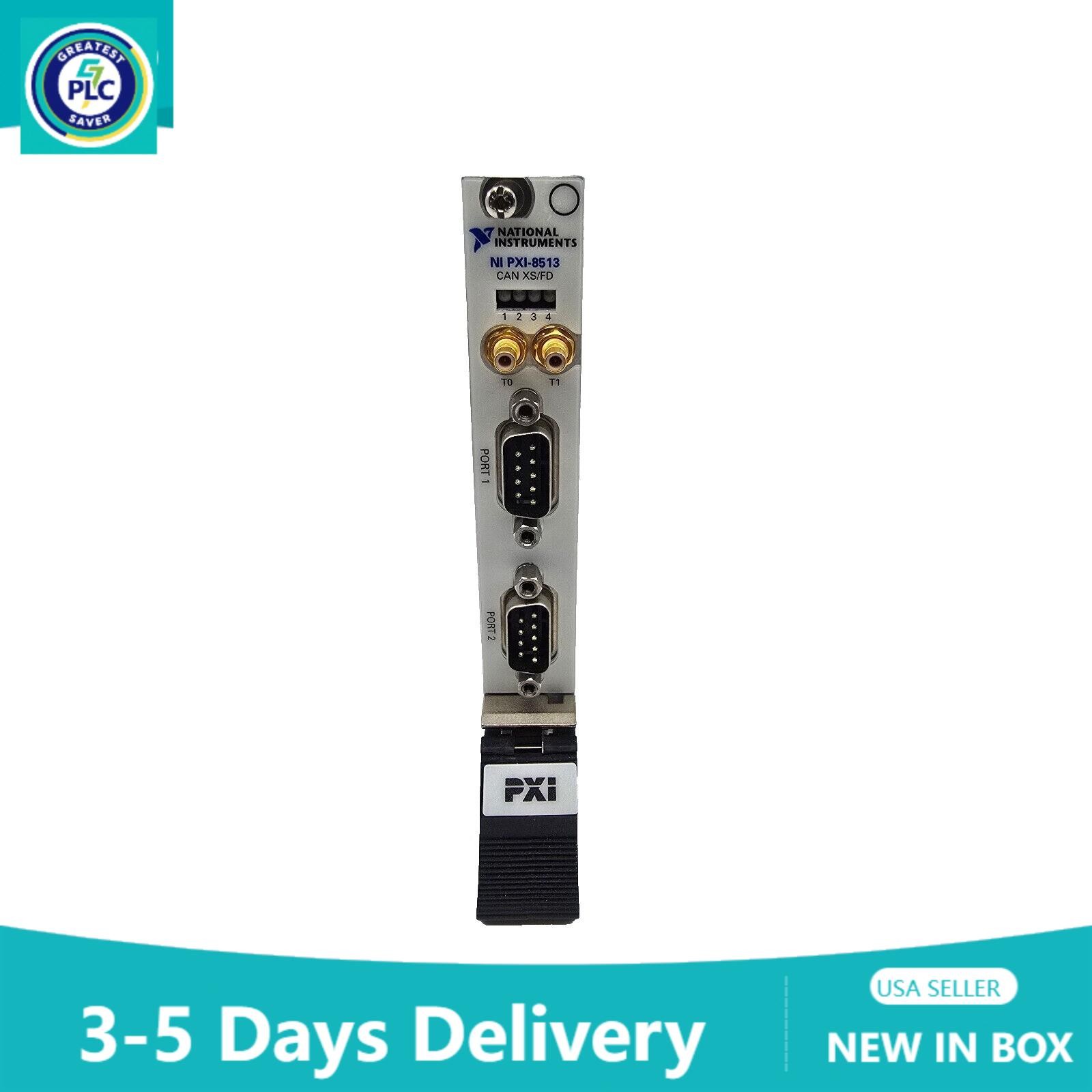 US Free TAX NEW NI PXI-8513 PXI 8513 CAN/XS, XNET 2-port.