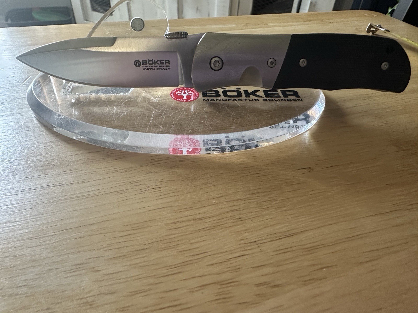 Boker SD2 Liner lock Folder Micarta Titanium Discontinued