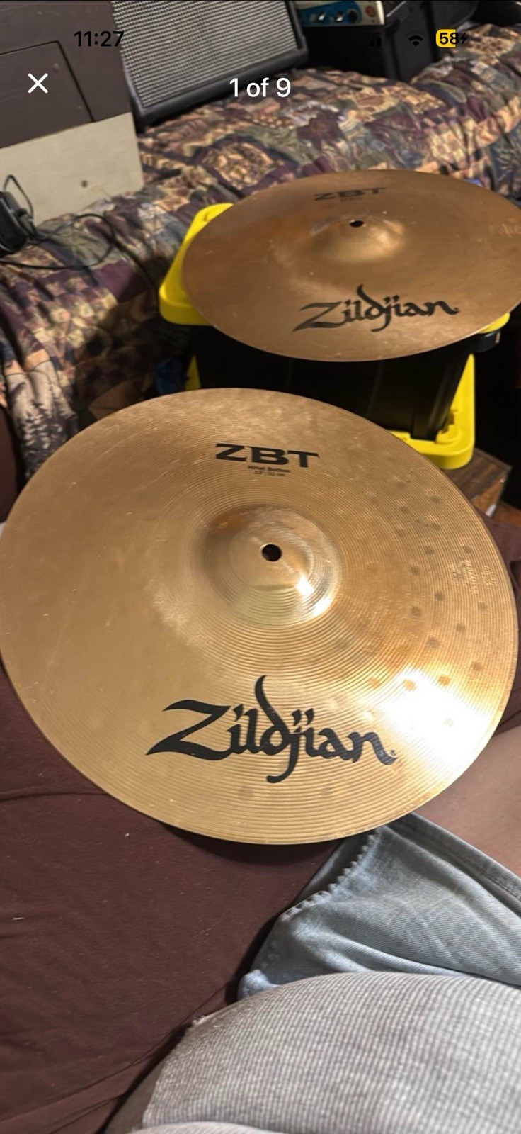Zildjian ZBT 13in Hi-Hat Cymbals Pair - Top & Bottom 2-Piece Set