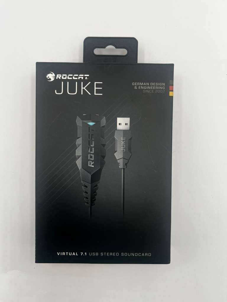 ROCCAT Juke Virtual 7.1 USB Stereo Sound Card Gaming Headset Adapter NEW