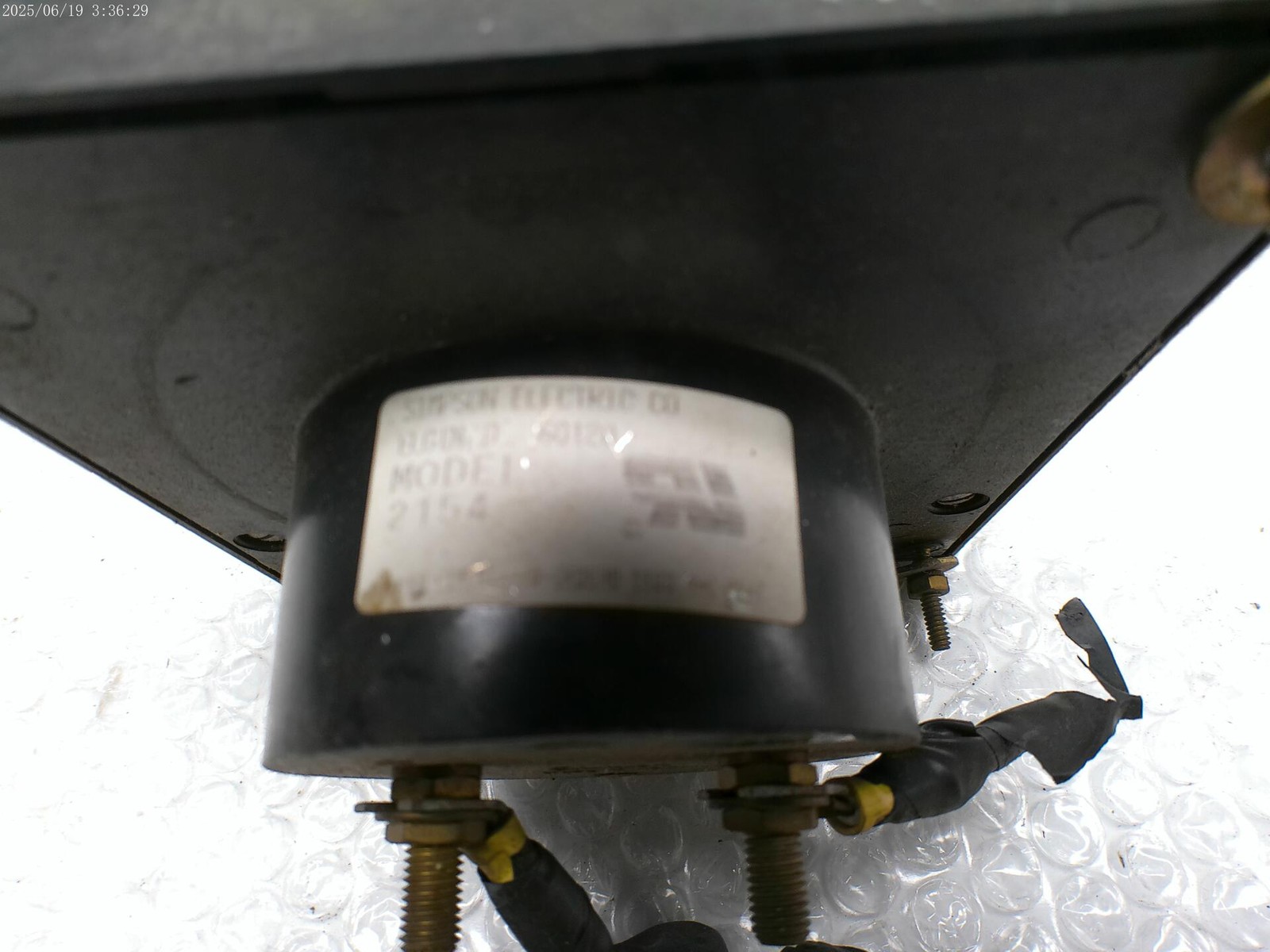 SIMPSON ELECTRIC 2154 PANEL METER 0-10AMP (AS PICTURED) UNMP