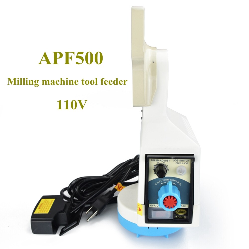 110V Electronic Automatic Feed Milling Machine Tool Feeder APF500 Table Mill