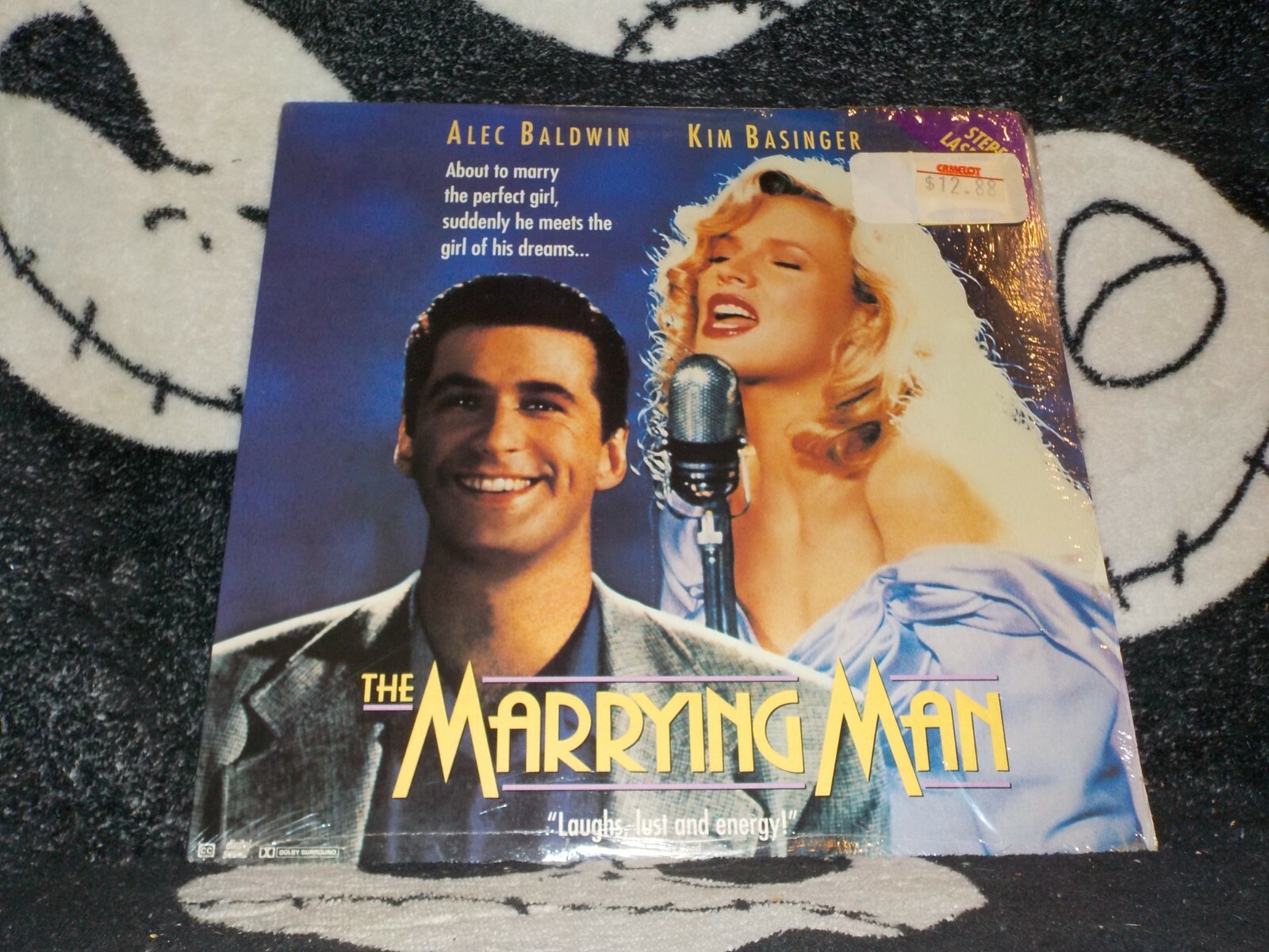 The Marrying Man  Laserdisc LD Open Shrink Alec Baldwin Kim Basinger FreeShip$50