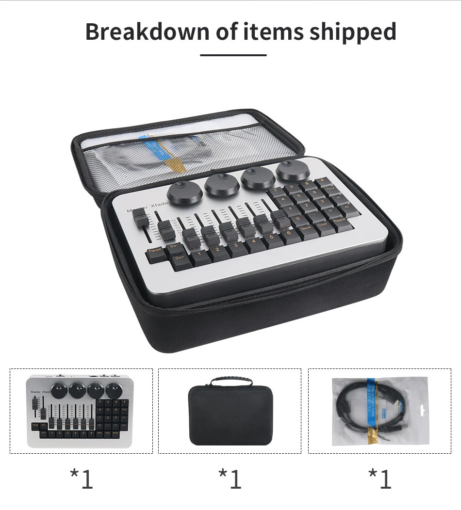 Grand Ma2 Lighting Console Command Wing Mini DMX512 Dj Stage Lighting Controller