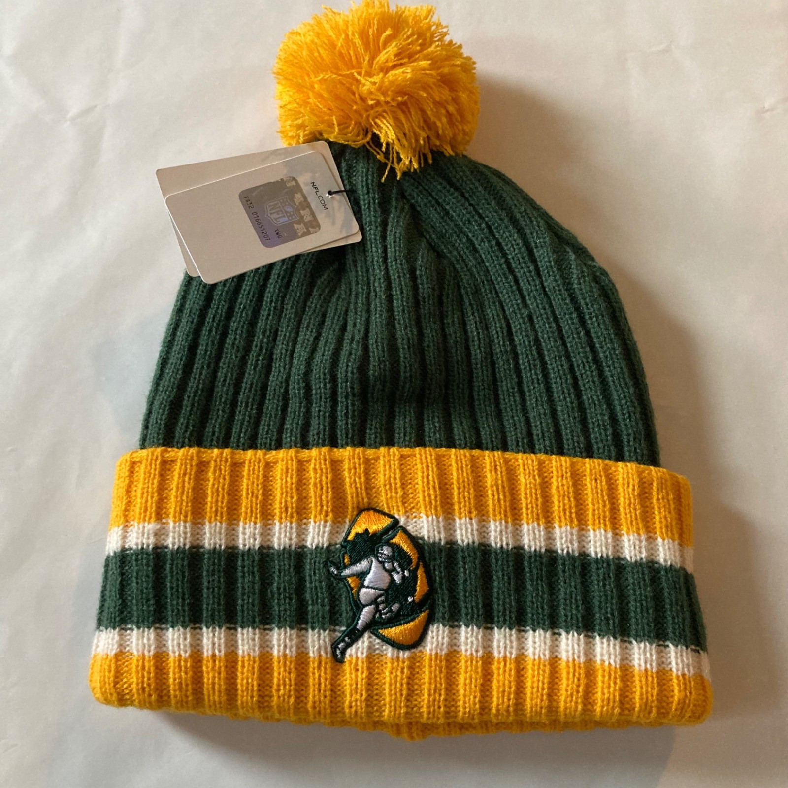 New Green Bay Packers Adult Knit CUFFED POM Warm Winter Beanie GB Toboggan￼ Hat