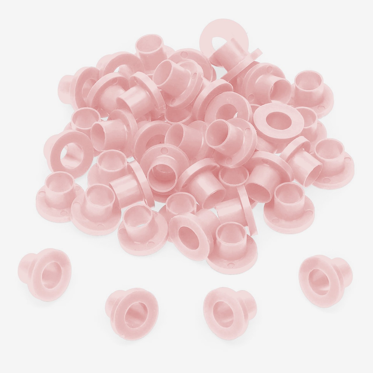Danmar 50-Pack Nylon Tension Rod Washers - Pink