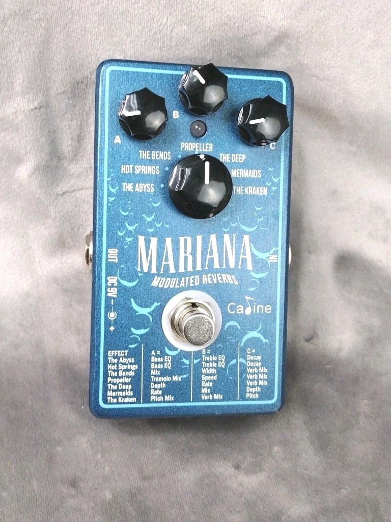 Caline Mariana Delay/Reverb Guitar Pedal - Excellent - Free Shipping