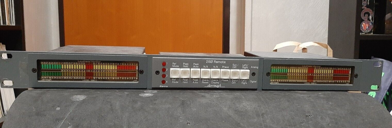 DROUGH 280-D METER 2x + RW-100 REMOTE CONTROL + 280-T RACK ADAPTER