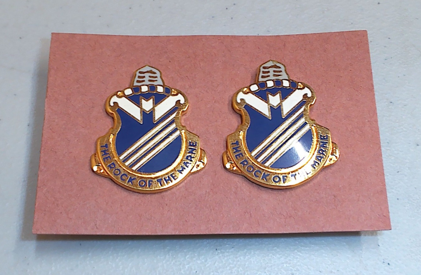 US Army 38th Infantry Regiment Unit Crest Insignia Uniform Badge DUI Flash Pins