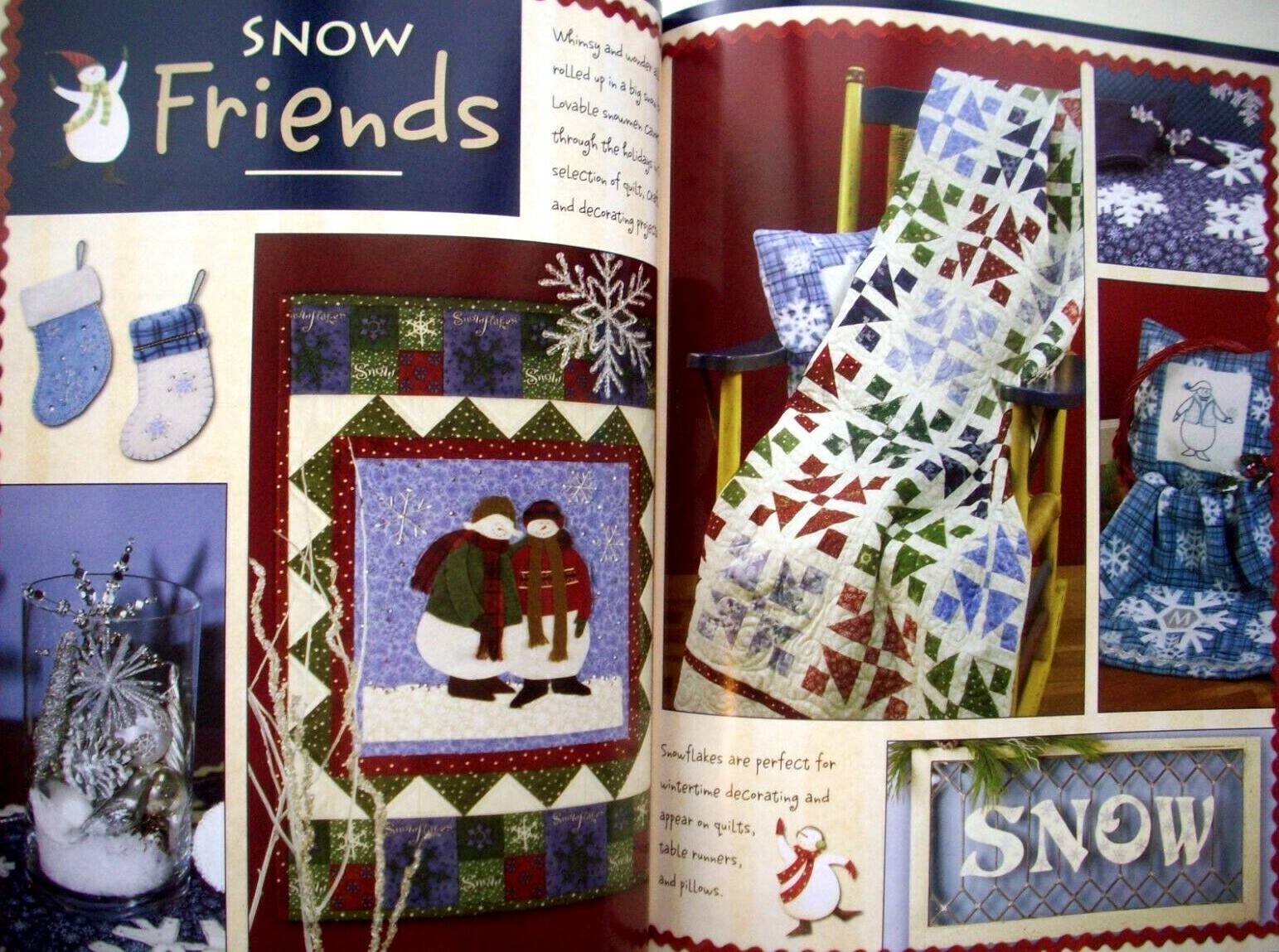 Debbie Mumm Christmas quilts crafts stocking ornaments runners patterns Joy