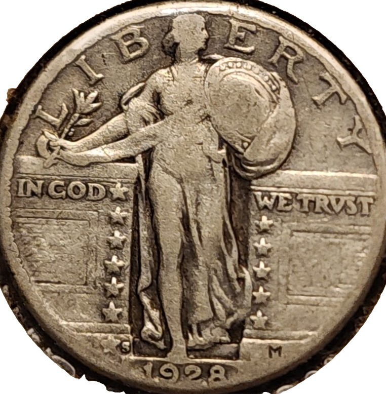 🇺🇲1928S,25C-Standing Liberty Quarter🇺🇲
