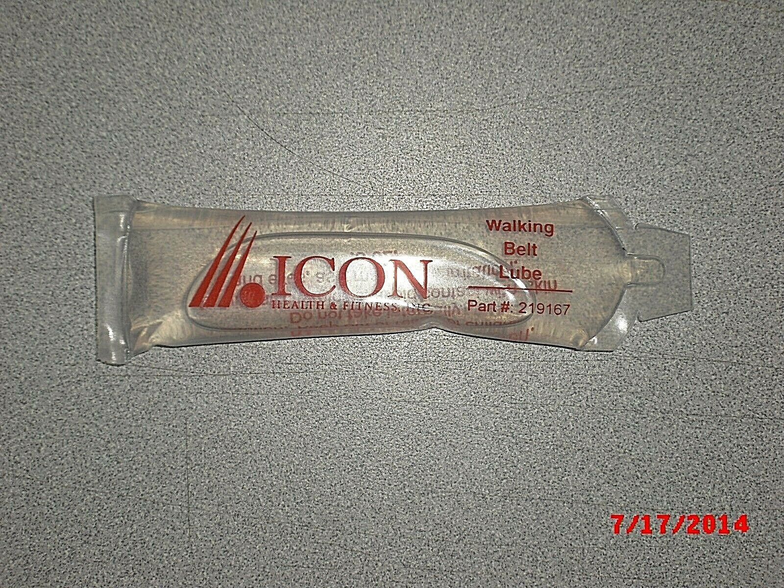 10 tubes of Genuine ICON Performant Treadmill Belt Lube Lubricant 219167 219168