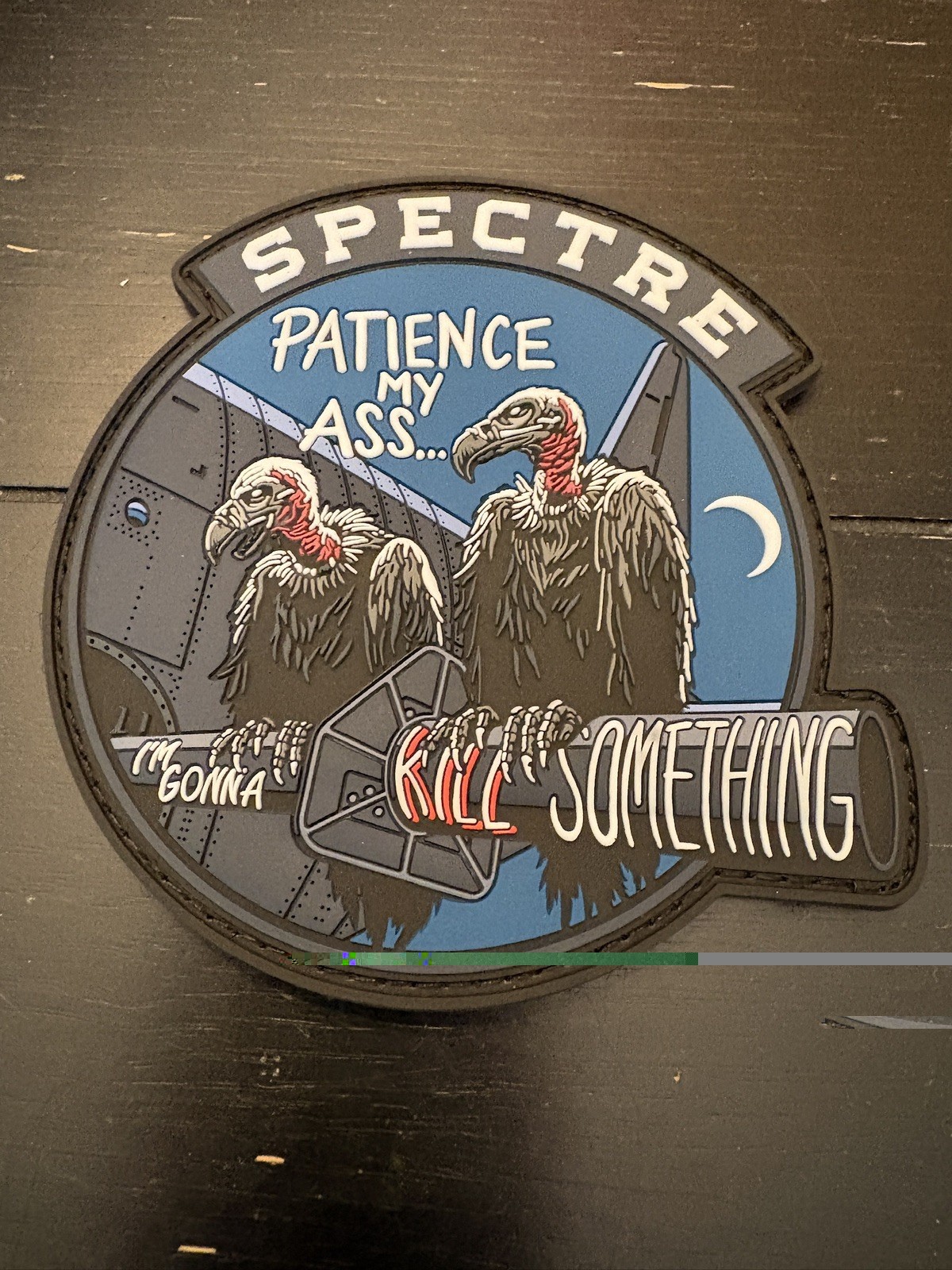 USAF 16TH SPECIAL OPERATIONS SQUADRON AC-130 GUNSHIP SPECTRE VINYL PATCH