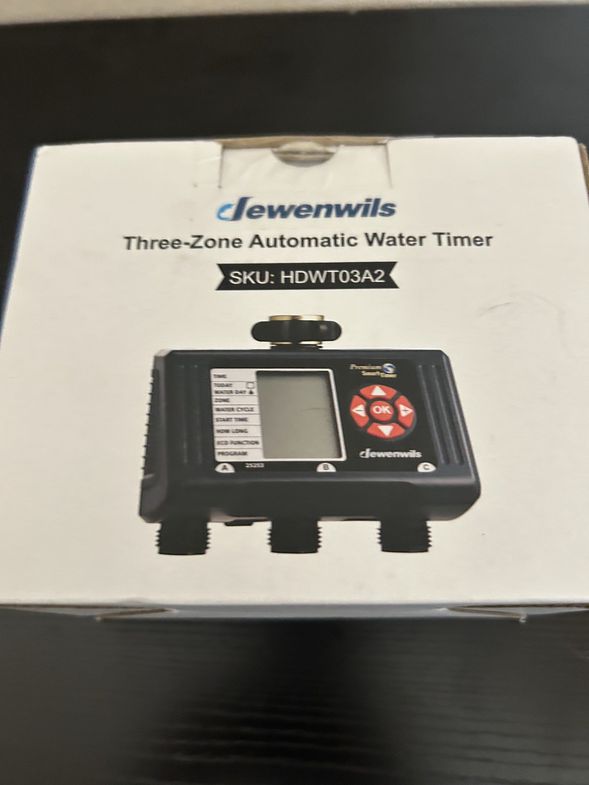 DEWENWILS Sprinkler Timer 3 Zone Hose Water Timer with 4 Programmable Procedures